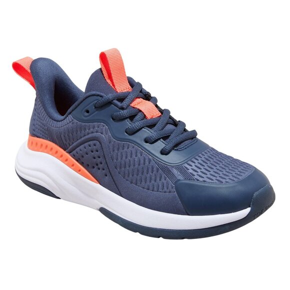 NWT All In Motion Kids Youth Avery Performance Sneakers 90371101 Navy Blue 4 - Picture 1 of 10